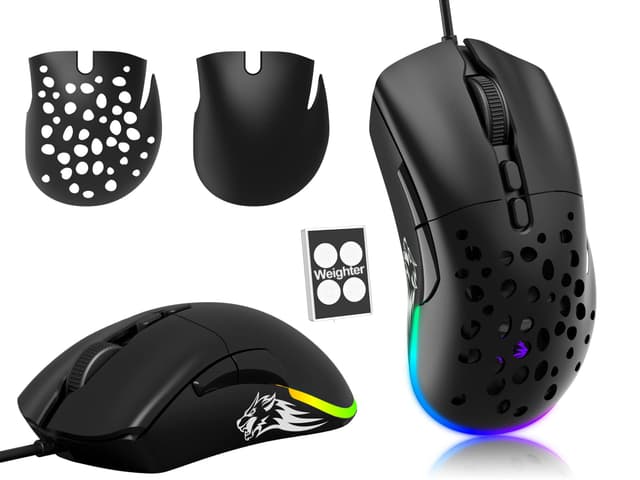 🎮 Mäuse D19 Wired Gaming Maus für Laptop 🐭🌈