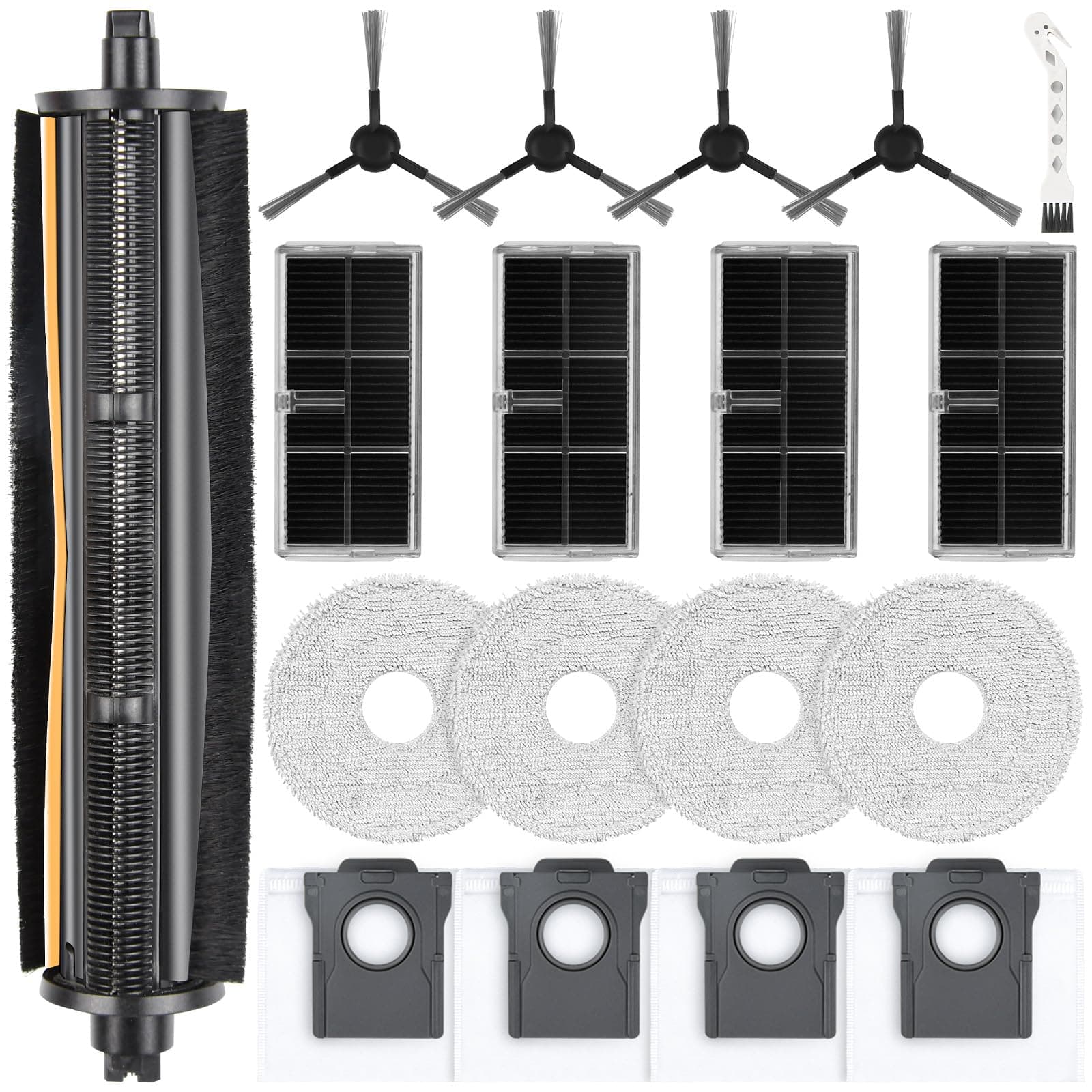 🤖🧹 18-teiliges Zubehörset für Dreame L10s Pro Ultra Heat / L10s Ultra Gen 2 / X30 Ultral/Mova E30 Ultra Saugroboter