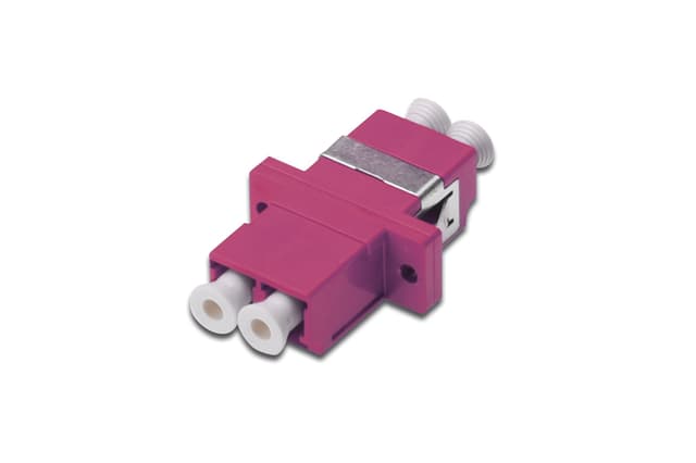 🔌 DIGITUS LWL Kupplung LC/LC OM4 Multimode Fibre-Optic Violett - Deal!
