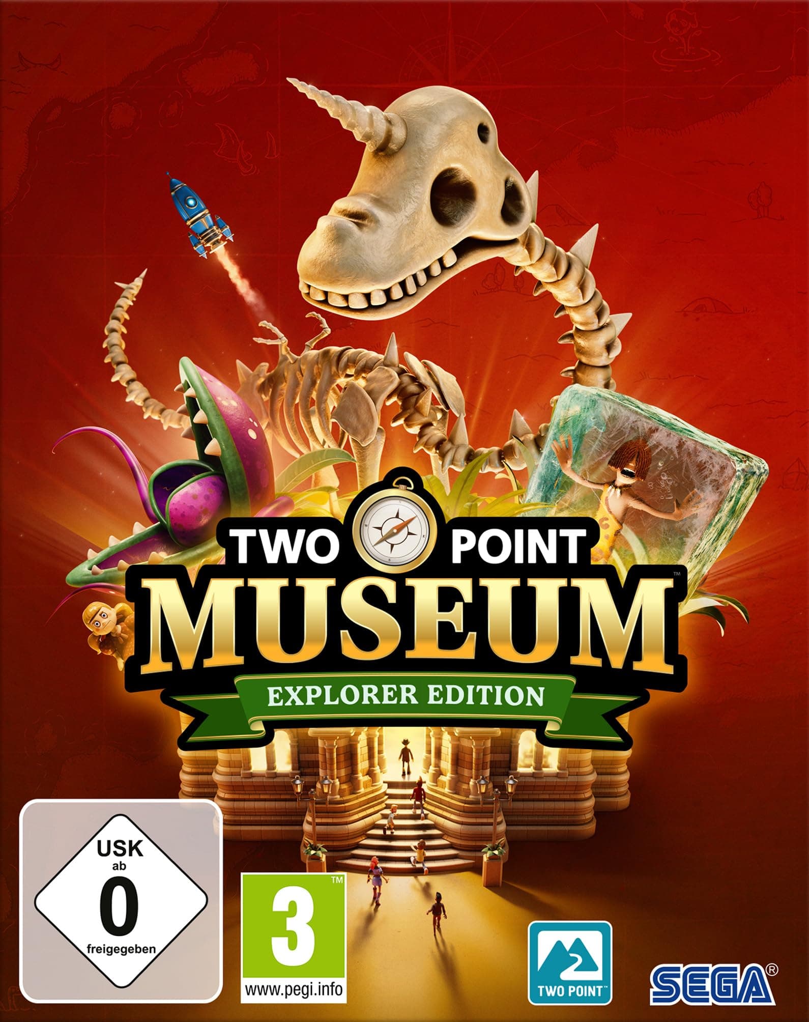 🌍🔍 Two Point Museum - Explorer Edition Digipack (Code in a Box) (PC) 🏛️🧳