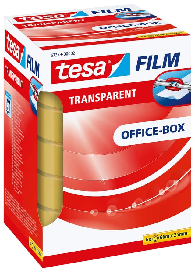 🌟 Super Angebot! tesafilm transparent 6er Pack 66 m x 25 mm