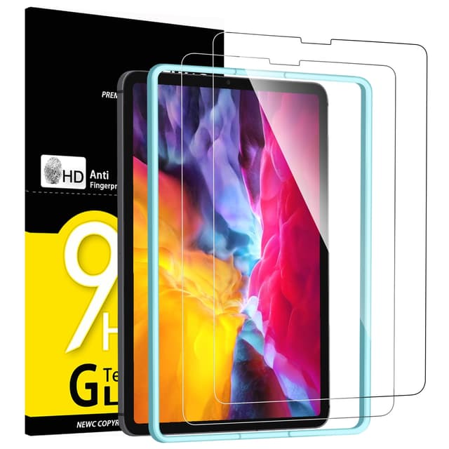 📱🔒 NEW'C 2 Stück Schutzfolie für iPad Air 5/4 10,9 Zoll und iPad Pro 11 Zoll - Panzer Schutz Glas Folie