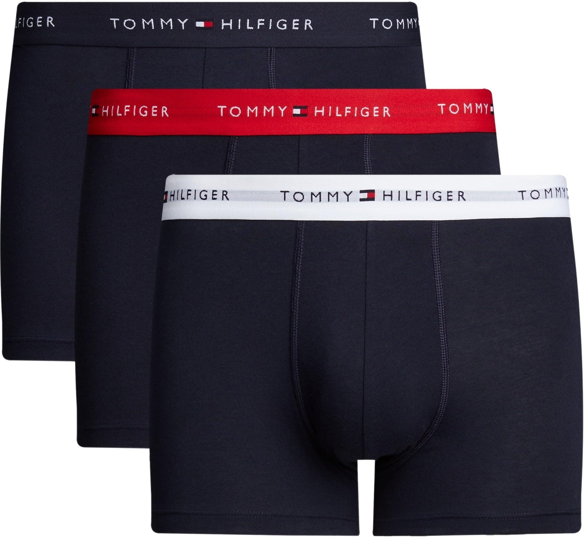 Tommy Hilfiger Um0um02763 Herren Boxershorts M Weiß (Primary Red/White/Desert Sky) 🩳🔴🤍