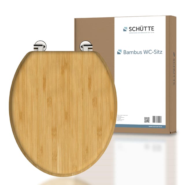 🚽 SCHÜTTE WC-Sitz BAMBOO aus Bambus 🌿
