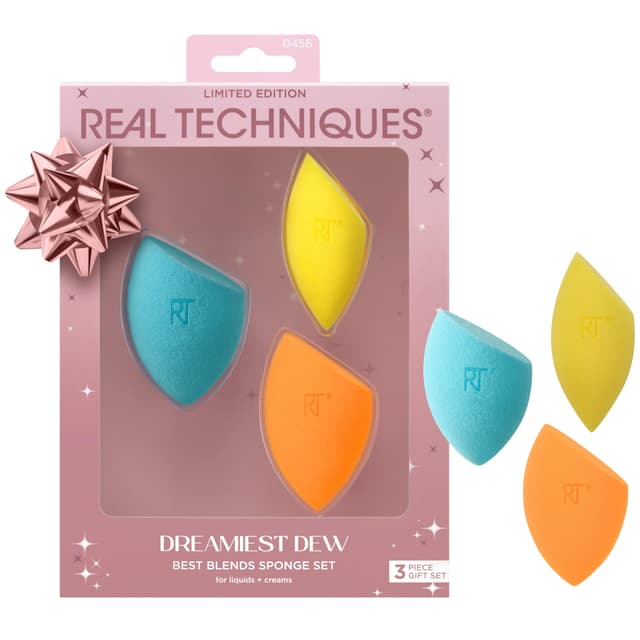 🌟 Real Techniques Dreamiest Dew Best Blends Schwamm-Set 🌟