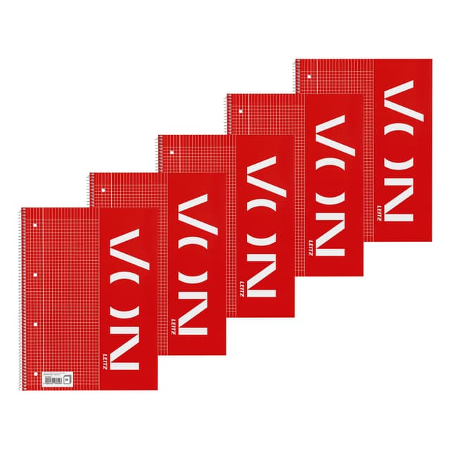 Angebot: Leitz VON Collegeblock A4 kariert, 5er Pack 📚✏️