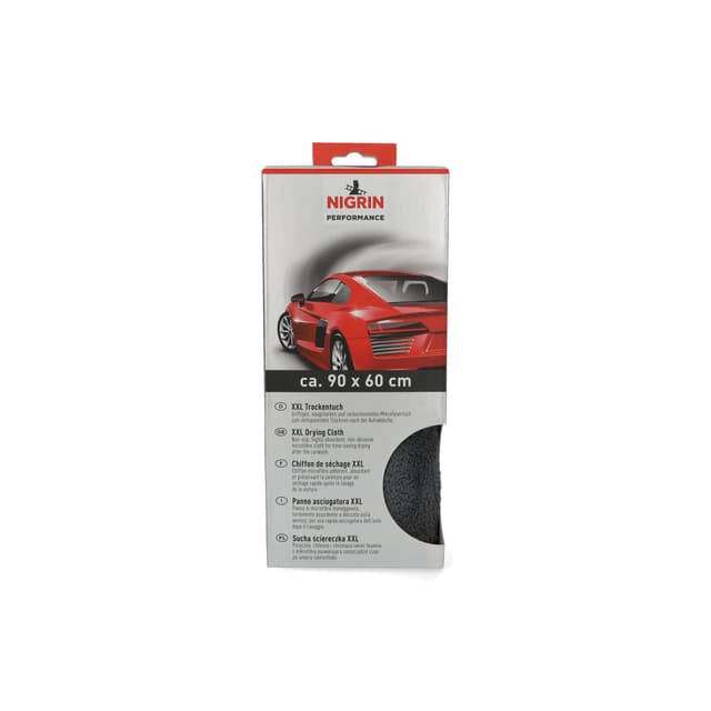 🚗 NIGRIN XXL-Trockentuch: Extrem weich und fusselfrei - 920 GSM - 90x60 cm 🌟