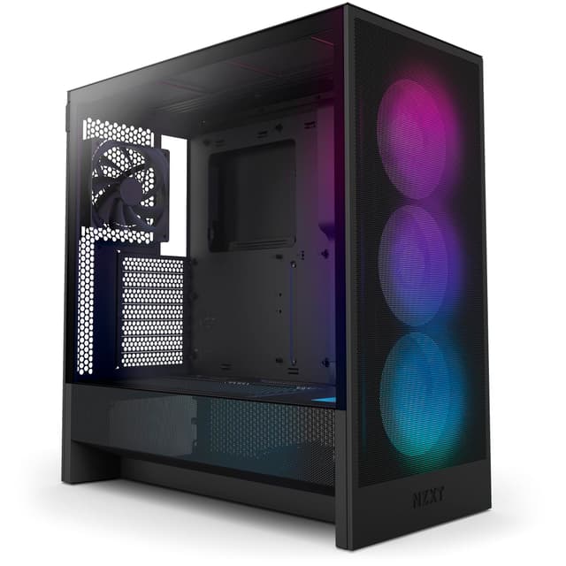 NZXT H5 Flow RGB - Kompaktes ATX Mid-Tower PC-Gehäuse mit hohem Luftstrom 🌬️🎮