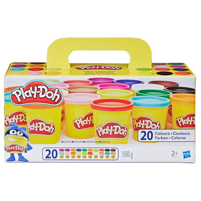 🌈 Play-Doh Super Colour Set mit 20 Dosen Modelliermasse