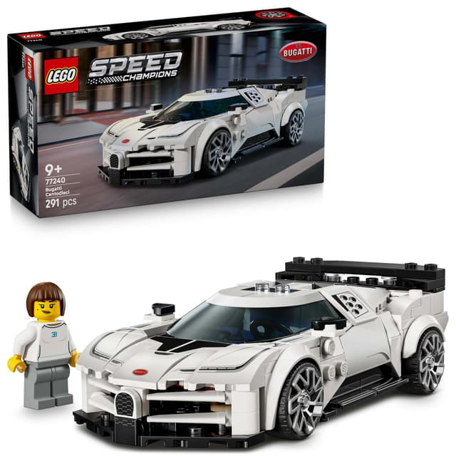 🚗 LEGO Speed Champions Bugatti Centodieci Hypersportwagen (77240) - Tolles Spielzeug für Kinder! 🎁