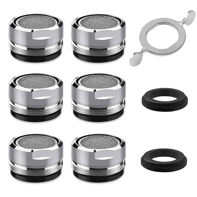Deal des Tages! Wasserhahn Strahlregler M24 - 6 Stück mit 7-lagiger Filtration 💧
