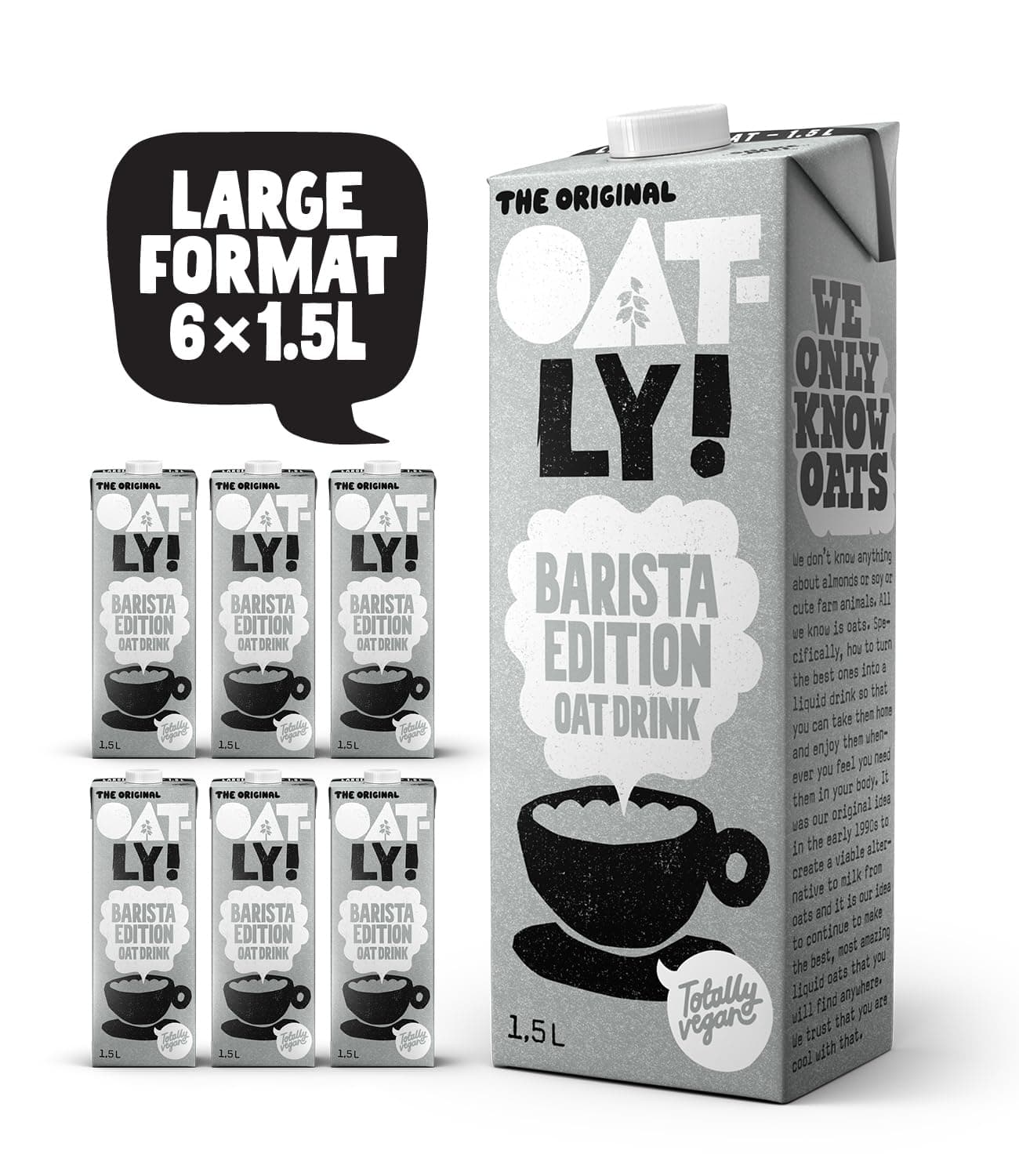 🌾 Oatly Haferdrink Barista Edition 1.5l (6er-Pack) Angebot! 🌟