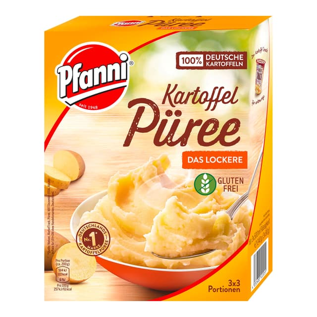 🥔 Pfanni Kartoffel Püree Das Lockere - 3x 3 Portionen 240 g (1er Pack) 🍽️
