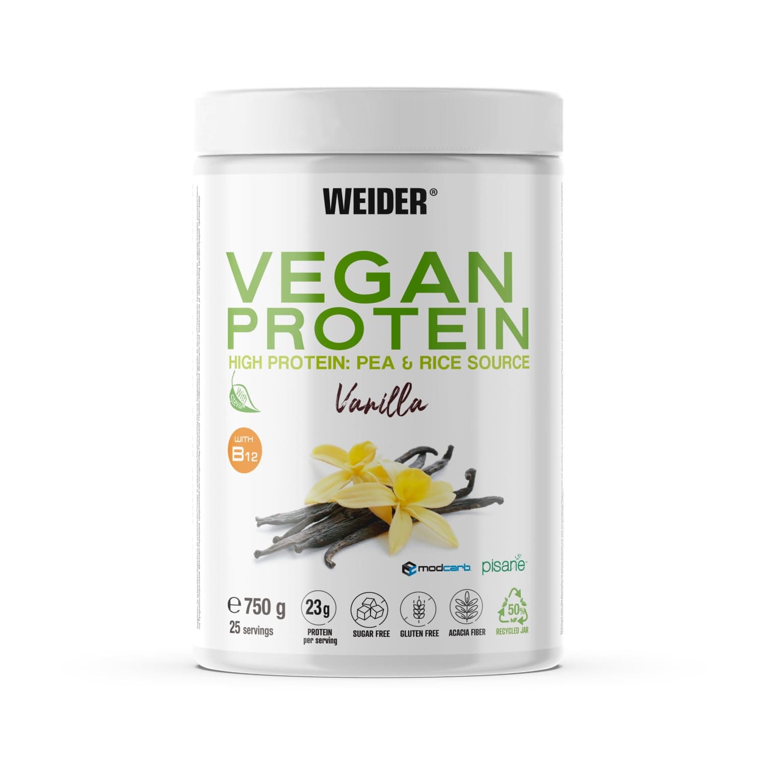 Weider Vegan Protein (750g) Vanille-Geschmack 🌱