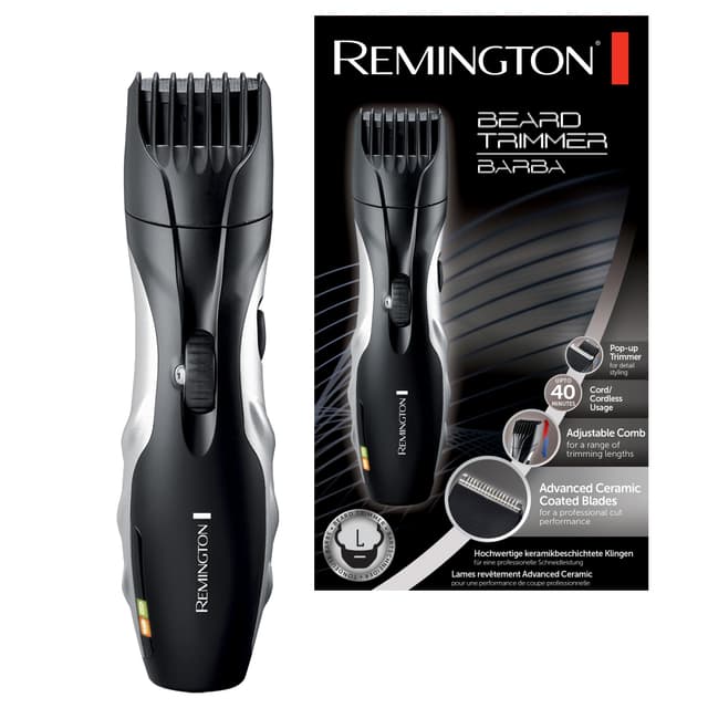 🧔 Remington Barttrimmer Herren Set mit selbstschärfenden Keramik Klingen 🧔