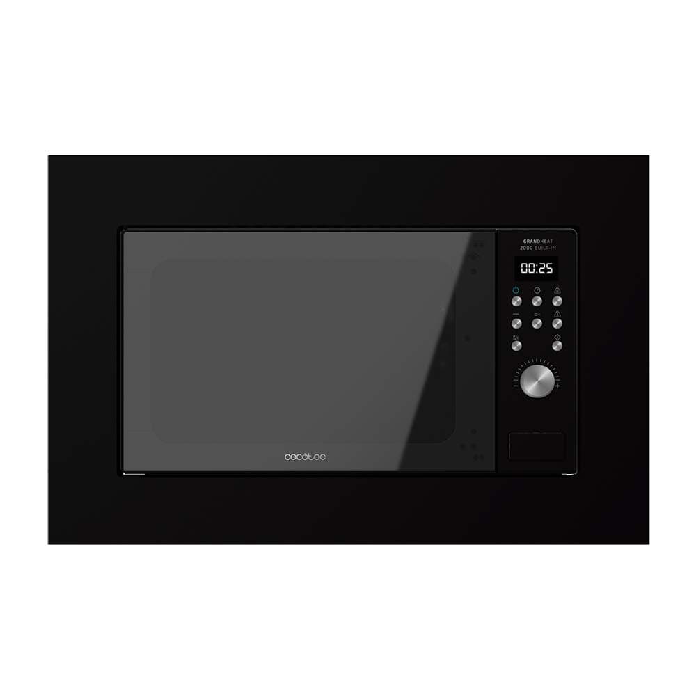 Cecotec Digitale und einbaubare Mikrowelle GrandHeat 2000 Built-in Black 🍲🔥