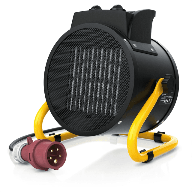Brandson Heizlüfter 5000 Watt 🔥🔌 | Heizstrahler 5KW mit 400 Volt Starkstrom | Bautrockner Raumtrockner