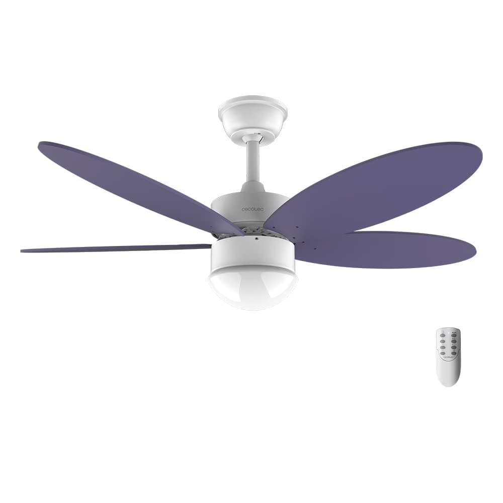 Cecotec Deckenventilator EnergySilence Aero 4260 Purple ✨ 40W, DC-Motor, 42 Zoll, LED-Licht, Fernbedienung, Timer