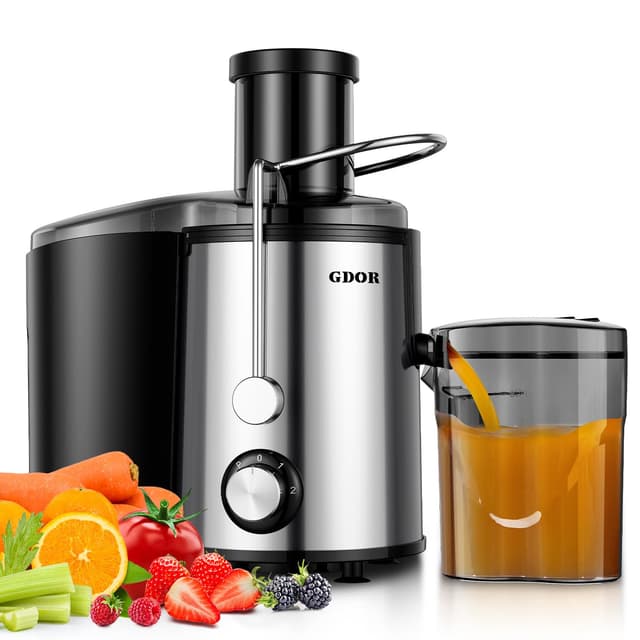 🥦🍊🍏 Entsafter Gemüse und Obst 800W | Edelstahl | 76mm Großem Mund Juicer Machine