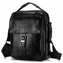 SUCIKORIO Leder Umhängetasche Herren Klein 🎒