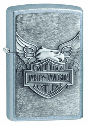🔥 Zippo Harley-Davidson Eagle Wings Pocket Lighter Street Chrome 🔥