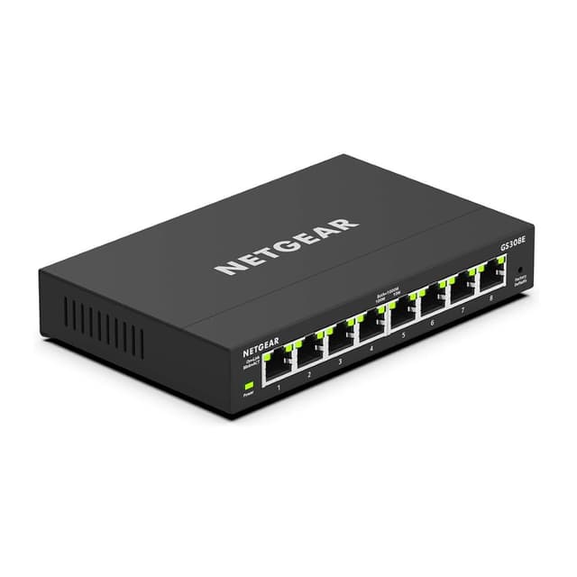 NETGEAR GS308E Managed Switch 8 Port Gigabit Ethernet LAN Switch Plus 🚀🔧🔌