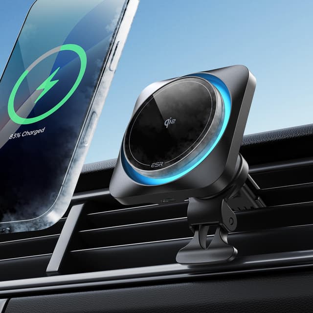 🔋📱 ESR Qi2 15W MagSafe Autohalterung Ladegerät mit CryoBoost für iPhone & Galaxy