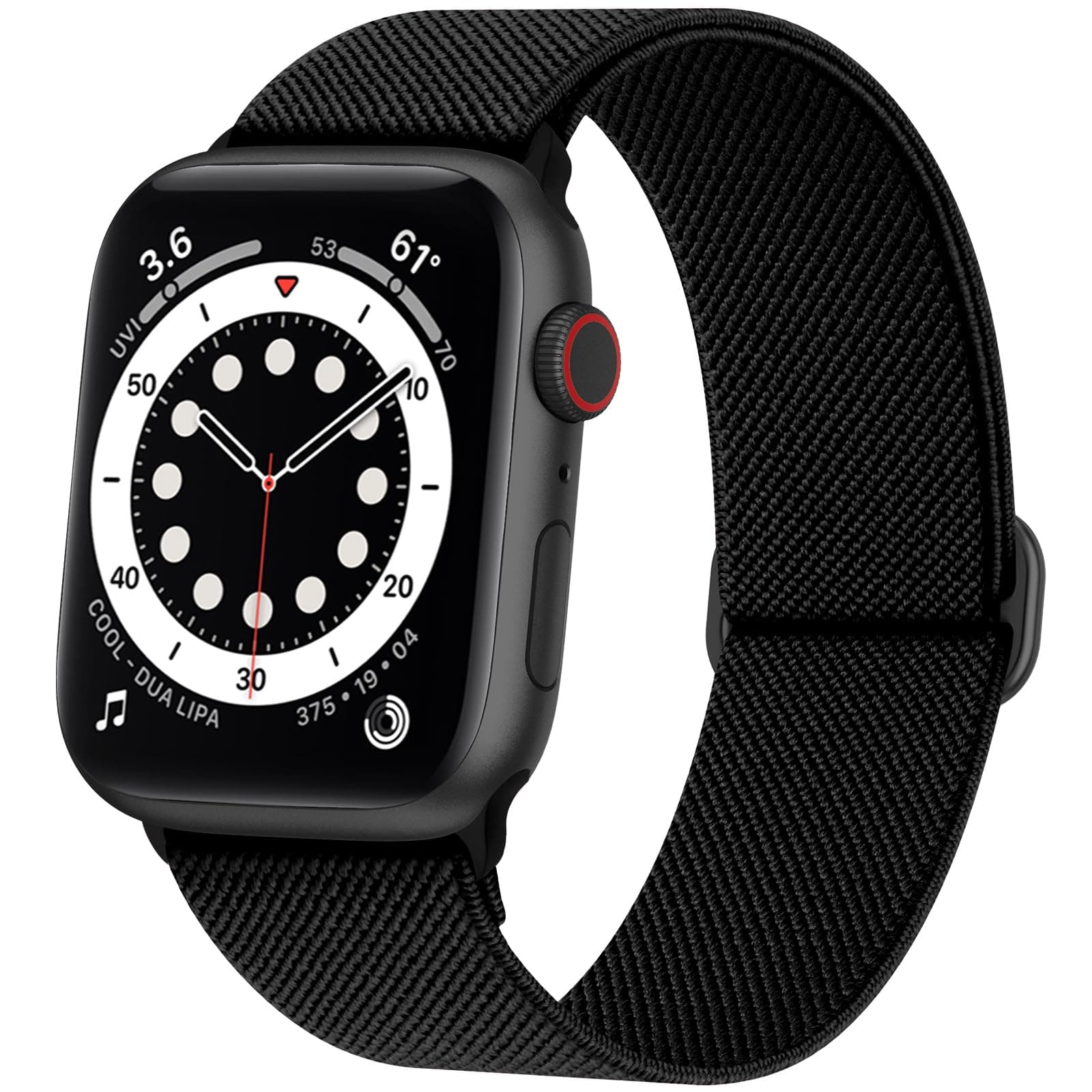 AMSky Elastisches Solo Loop Band für Apple Watch Armband