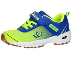 👟 Lico Unisex Kinder Barney Hallenturnschuhe 34 EU Lemon Blau Deal 🎉 Angebot bei HelloDeals