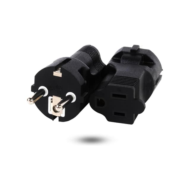 🔌🔋 Stromadapter für US-Steckdosen nach EU-Norm, Konverter 🌍✈️