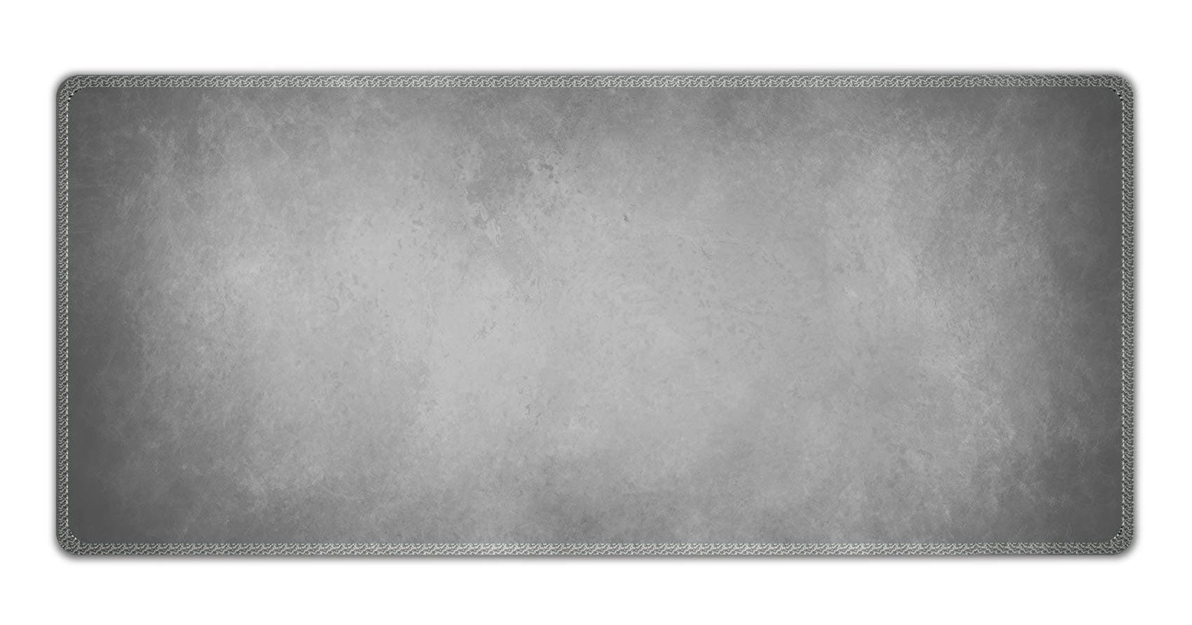 Silent Monsters Mauspad XXL 900 x 400 mm großes Mousepad grau - Vernähter Rand, rutschfest & leise, für Gaming Büro Office Homeoffice
