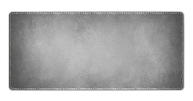 Silent Monsters Mauspad XXL 900 x 400 mm großes Mousepad grau - Vernähter Rand, rutschfest & leise, für Gaming Büro Office Homeoffice