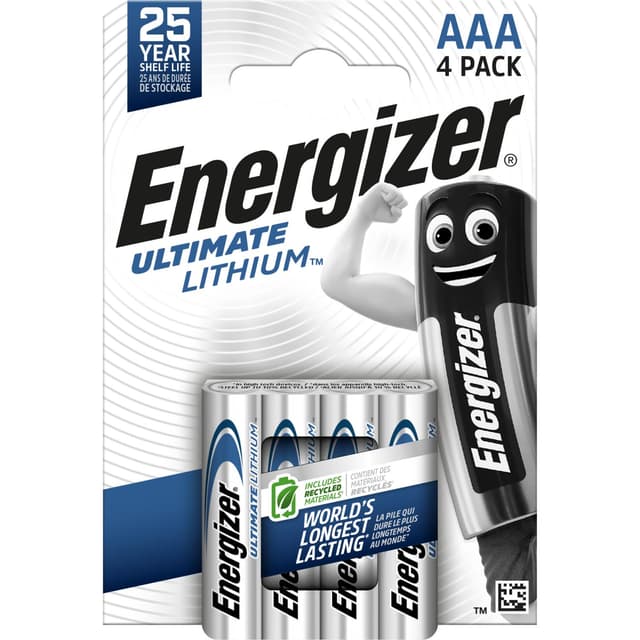 Energizer Ultimate Lithium Batterie AAA (4 Stück) 🌟🔋