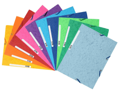 🌟 Exacompta 55510E 10er Pack Premium Einschlagmappe - 10 Farben 🌈