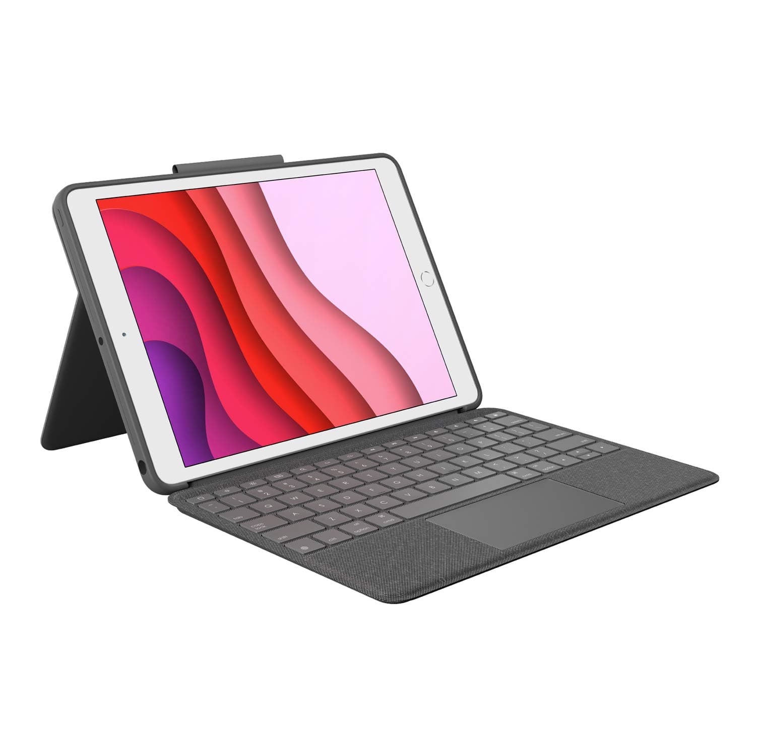 🌟 Logitech Combo Touch für iPad (7., 8. und 9. Generation) - Schwarz Graphit 🌟
