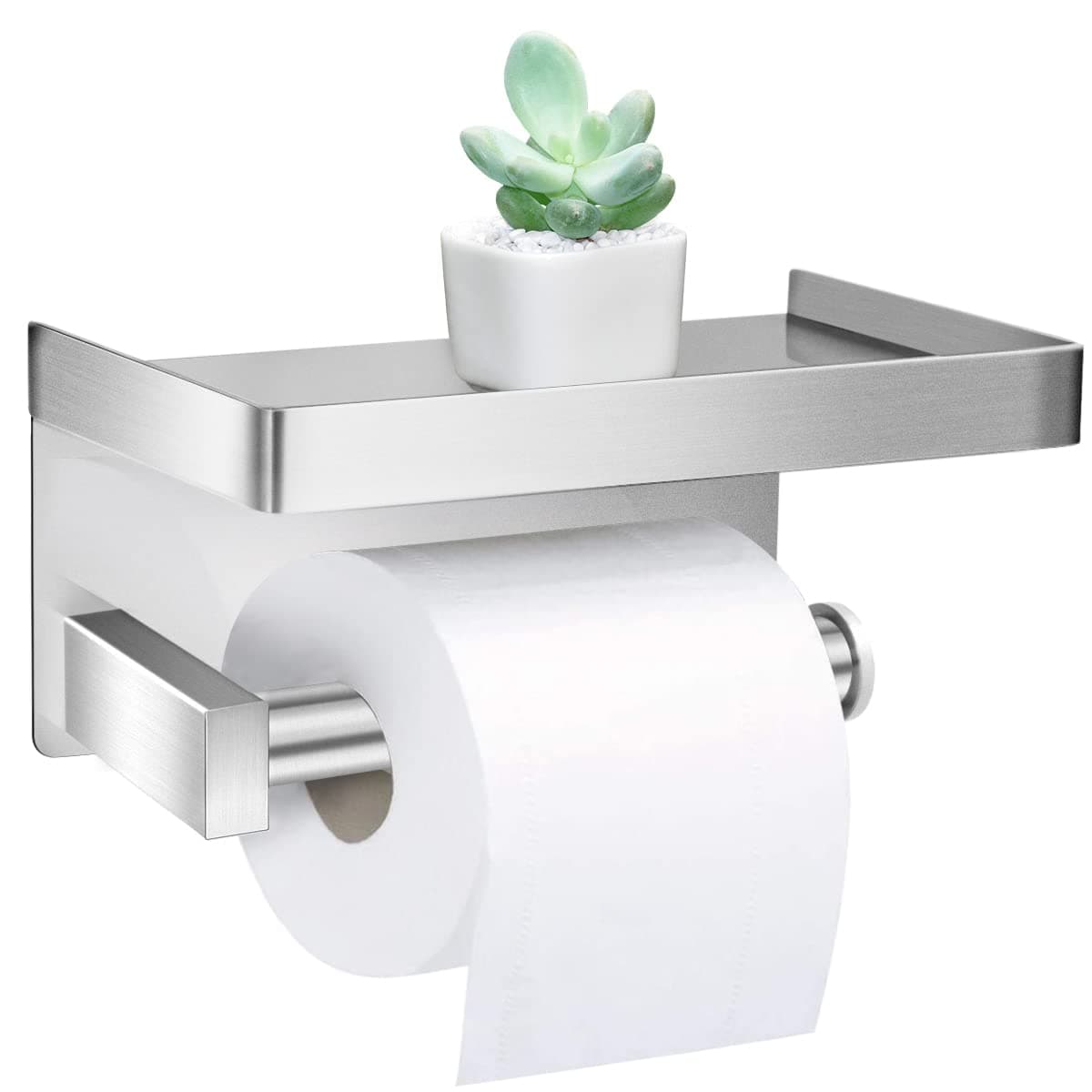 🚽 Lelan Toilettenpapierhalter aus Edelstahl SUS304 für Badezimmer, Küche, Toilette (Silber) - Angebot