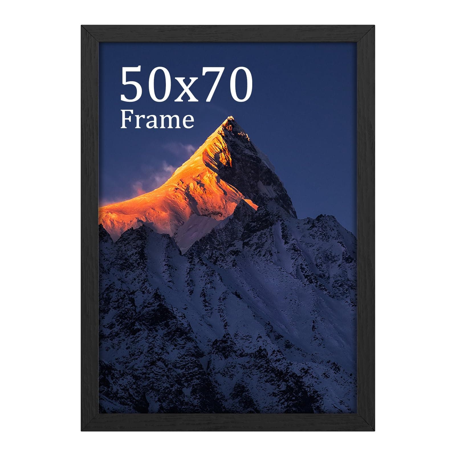Wyewye Bilderrahmen 50x70, MDF Holz Bilderrahmen 50x70 schwarz 🖼️🖤