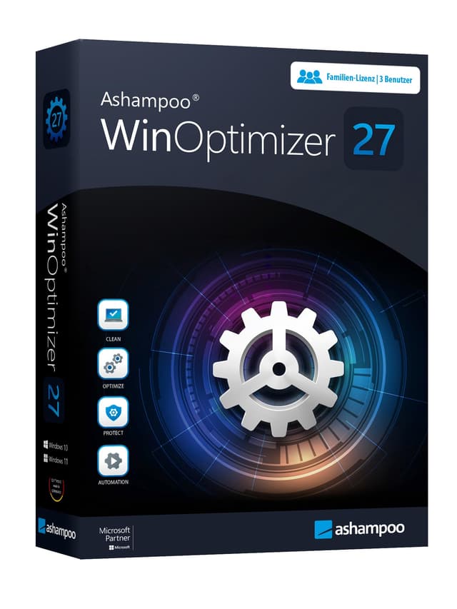 🚀 WinOptimizer 27 - 3 USER Lizenz - Tuning für Windows 11 10 8.1 8 7 🛠️