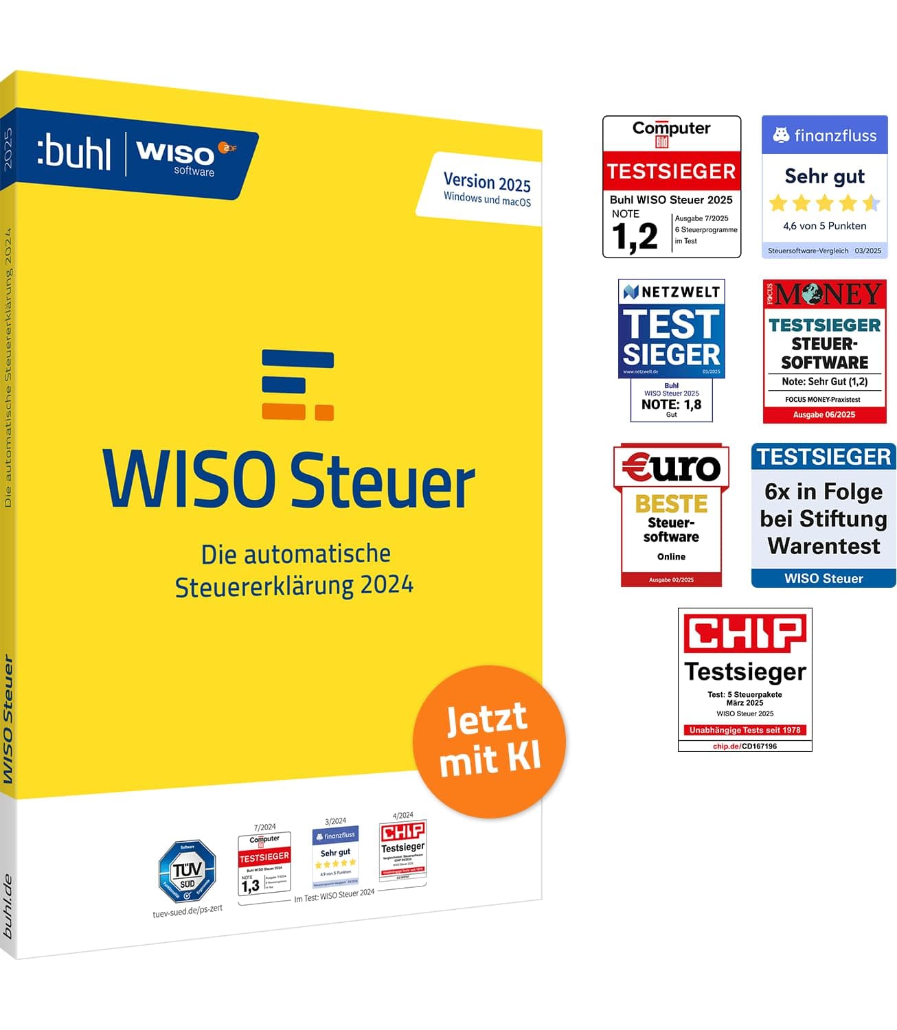 🌟 Super Deal! WISO Steuer 2025 für Steuerjahr 2024 - Standardverpackung