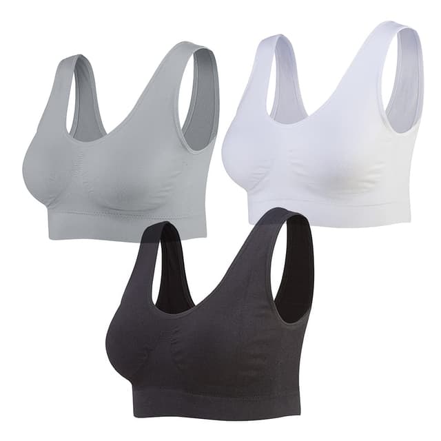 Lemef Damen Seamless Sport BH mit Merfarben Wohlfühl-BH M 😍🏋️‍♀️