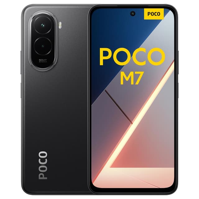 📱 XIAOMI POCO M7 Smartphone 6+128GB 6,9" FHD+ 144Hz Display Schwarz