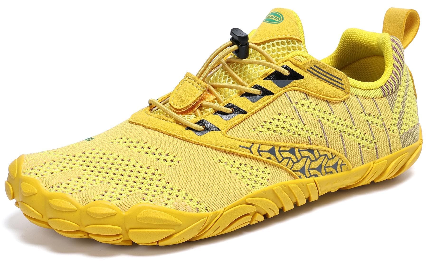 👟 SAGUARO Unisex Minimalistische Barfußschuhe Traillaufschuhe 42 EU Gelb 🏃‍♂️
