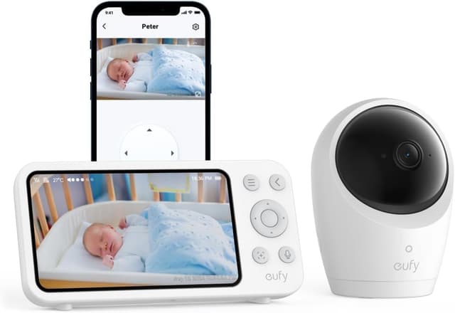 Eufy Babyphone mit Kamera E20, 2K HD App- & Offline-Steuerung 📹👶