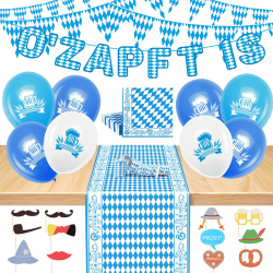 🍻 iZoeL Oktoberfest Deko Set - O'ZAPFT IS 🎉
