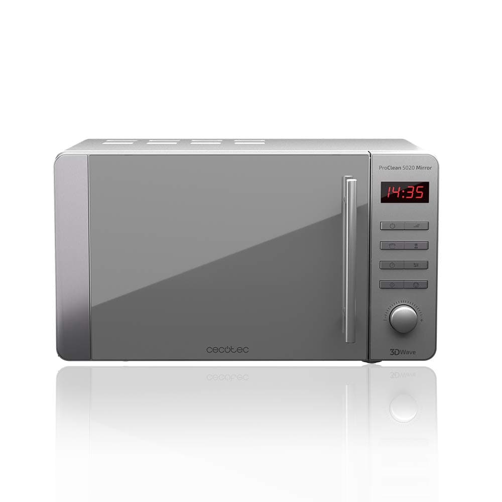 Angebot: Cecotec Mikrowelle Pro Clean 5020 Mirror 🌟 20L, 700W, 3D Wave