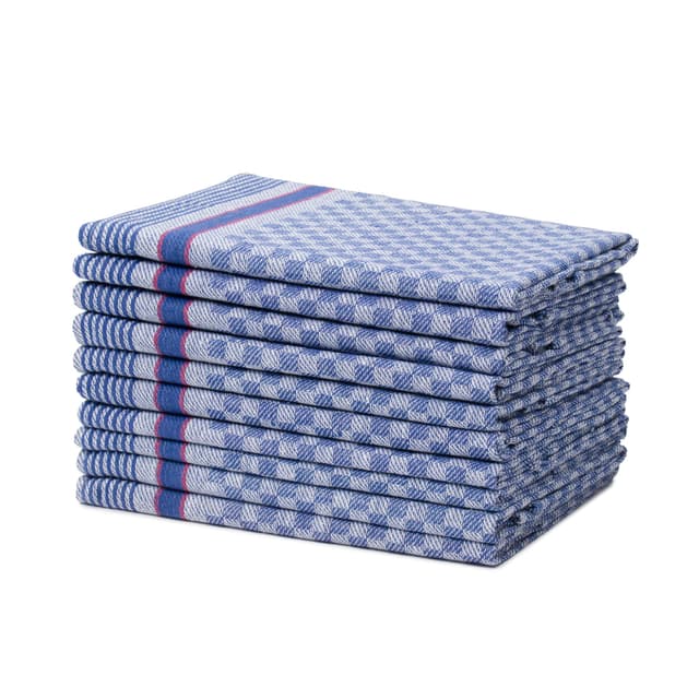 Angebot: Amago - 10er Pack Allzwecktücher, 100% Baumwolle, 50 x 100 cm - Blau 🌟
