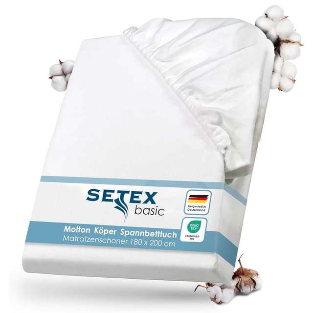 🛏️ Schützen Sie Ihre Matratze mit SETEX Molton Köper Matratzenschutz! 🌟