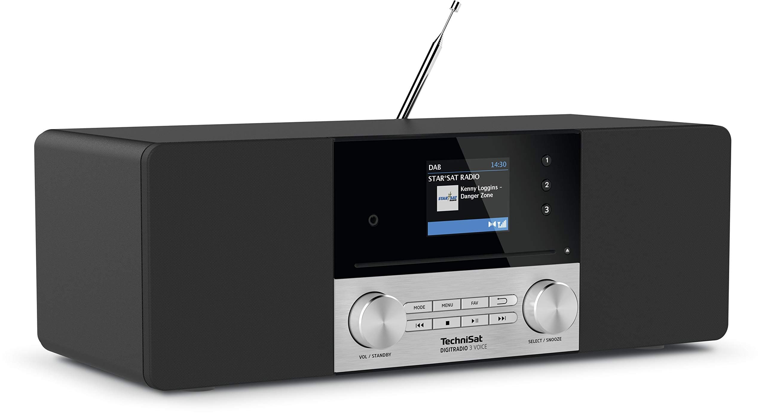 📻 TechniSat DIGITRADIO 3 VOICE - Stereo DAB Radio Kompaktanlage 🎶