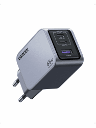 UGREEN Nexode Pro USB C Ladegerät 65W GaN Charger Mini USB C Netzteil 3-Port Schnellladegerät