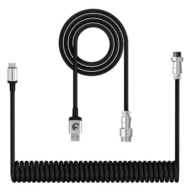 XINMENG X MAMBASNAKE C01 Spiral-Tastaturkabel - Typ-C auf USB-A HyperSpeed-Leitung 🎮